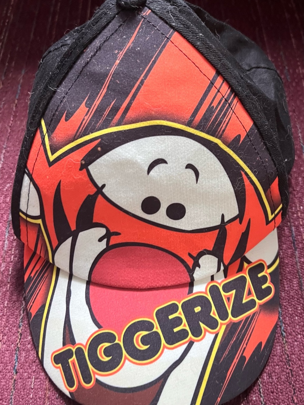 Disney Kids Tiggerize Baseball Cap - Red, Black, Yellow, White